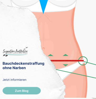 Flacher Bauch ohne Narben?